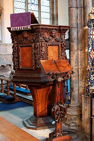 St Olave Hart Street - The Pulpit